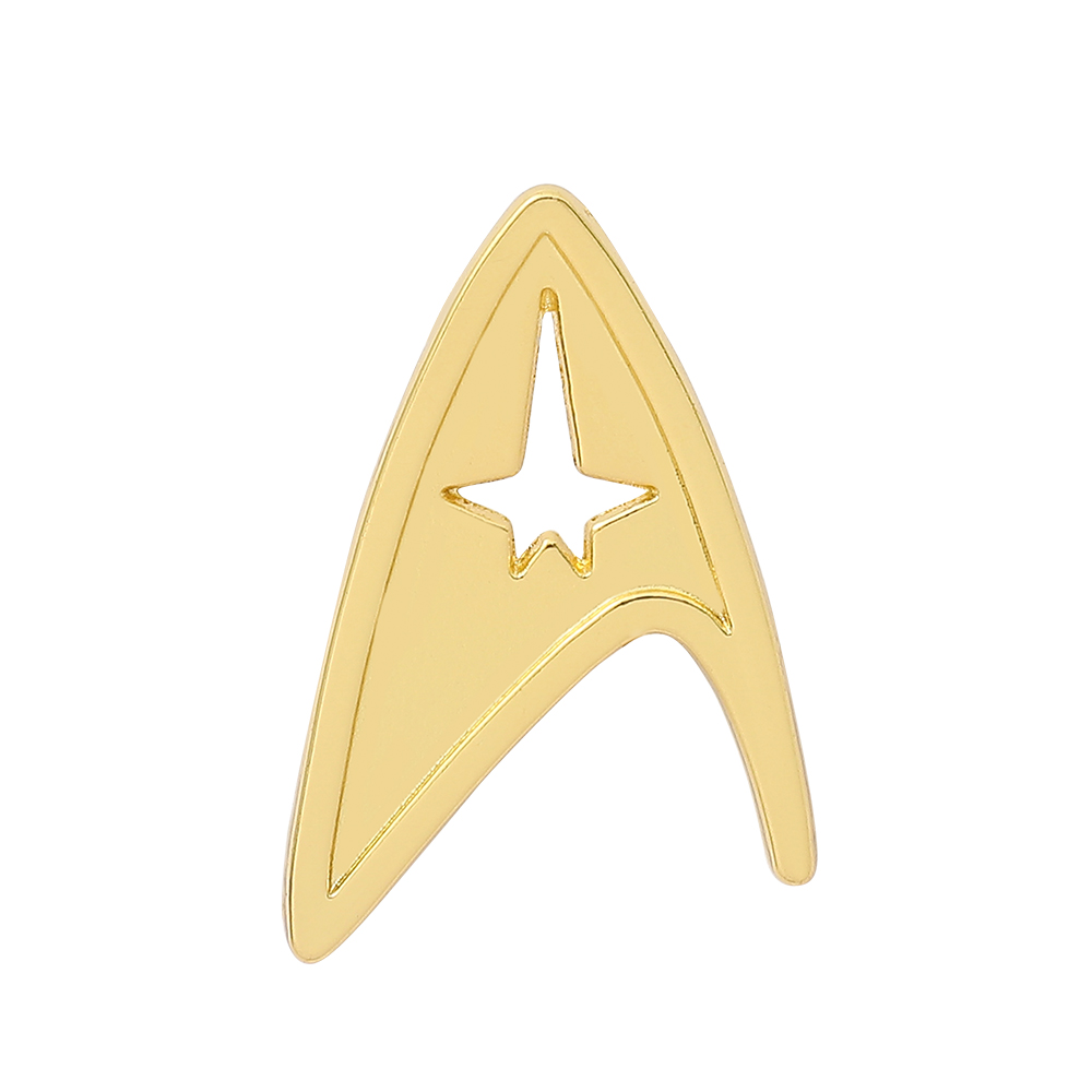 Embroidery Textile - Star Trek Emaille-Pins Sci-Fi-TV-Enthusiasten Metall-Brosche Abzeichen