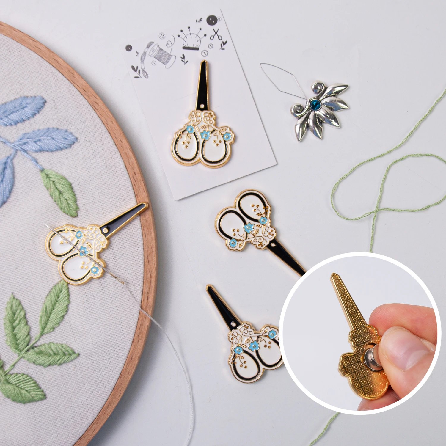 Needle Minder Magnet - Nadel Minder Nähen Magnetische Keeper Emaille