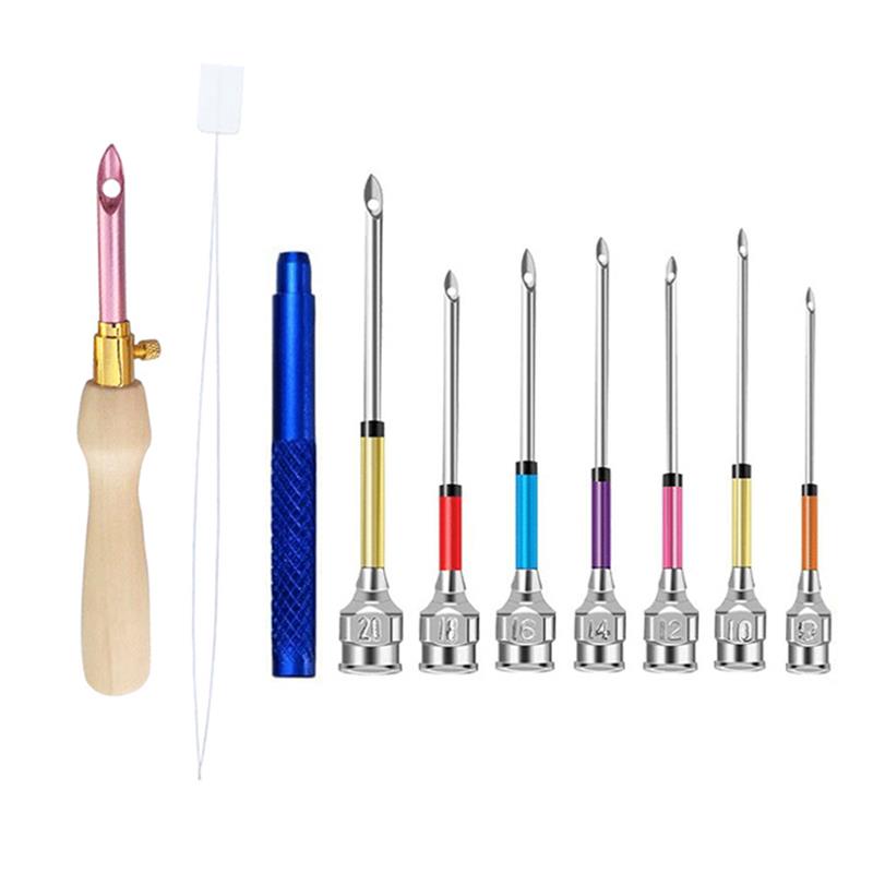 Punch Needle Handle - 1-17Pcs Punch Nadel Werkzeug Kit Stickerei