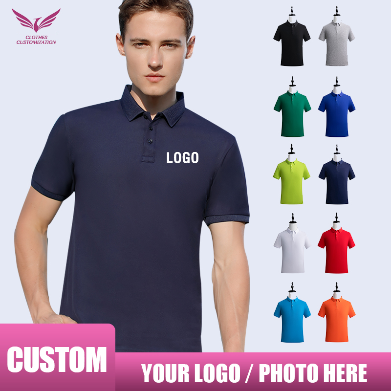 Embroidery Men Shirt - Persönlichkeit Anpassung polohemd custom Stickerei t