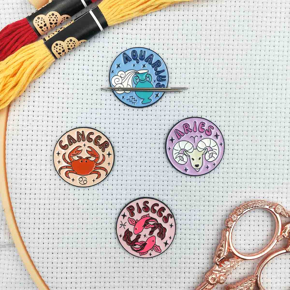Needle Minder Magnet - Starker Magnetischer Nadelhalter für Kreuzstich, Niedlicher