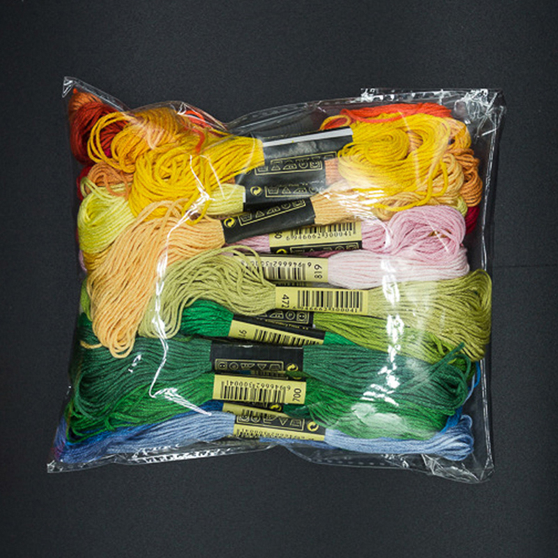 Embroidery Service - C 24/100/50 Mehrfarbige Kreuzstich-Baumwollgarne Stickgarn-Set DIY