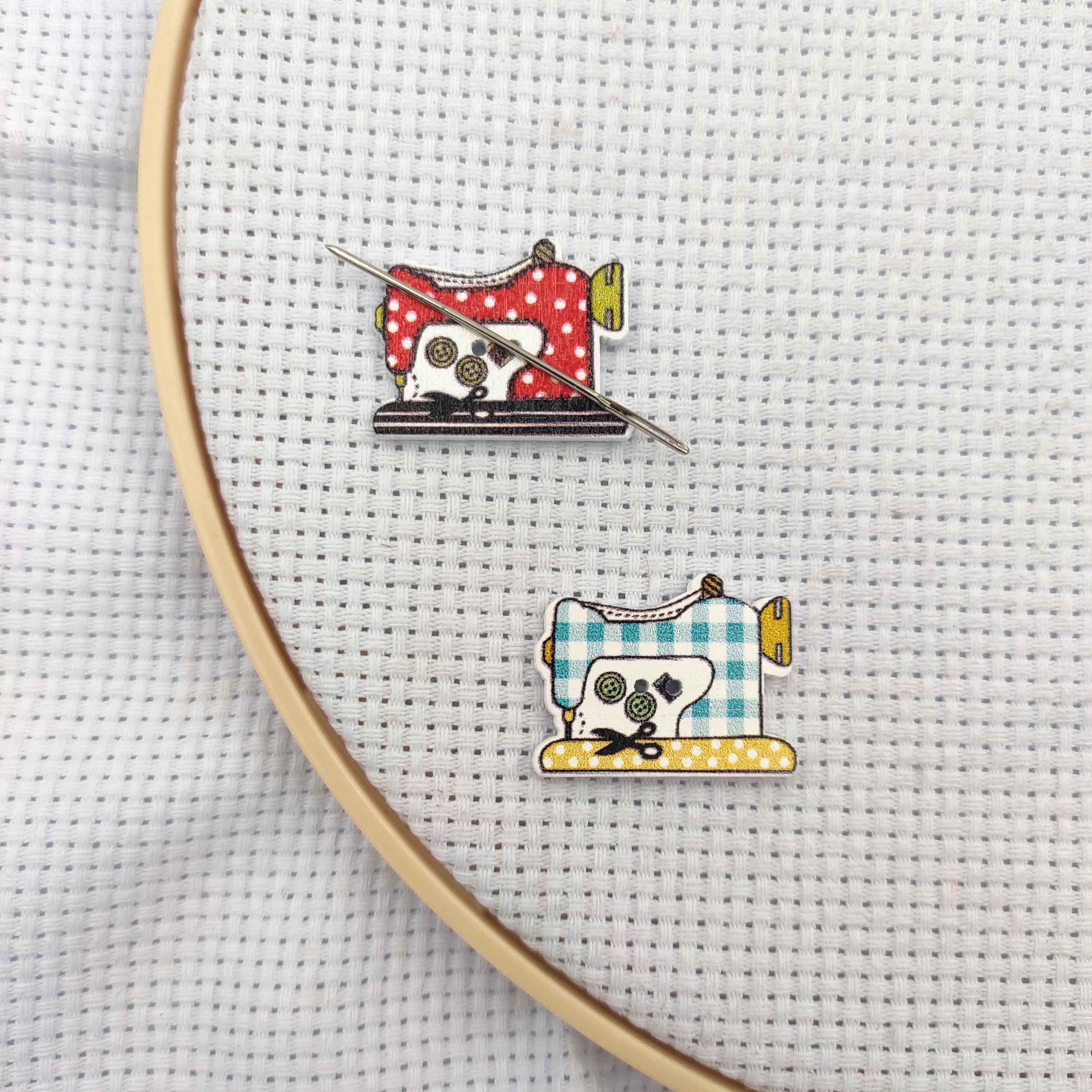 Needle Minder Magnet - Needle Minders Holz Nähmaschine 2 Stück