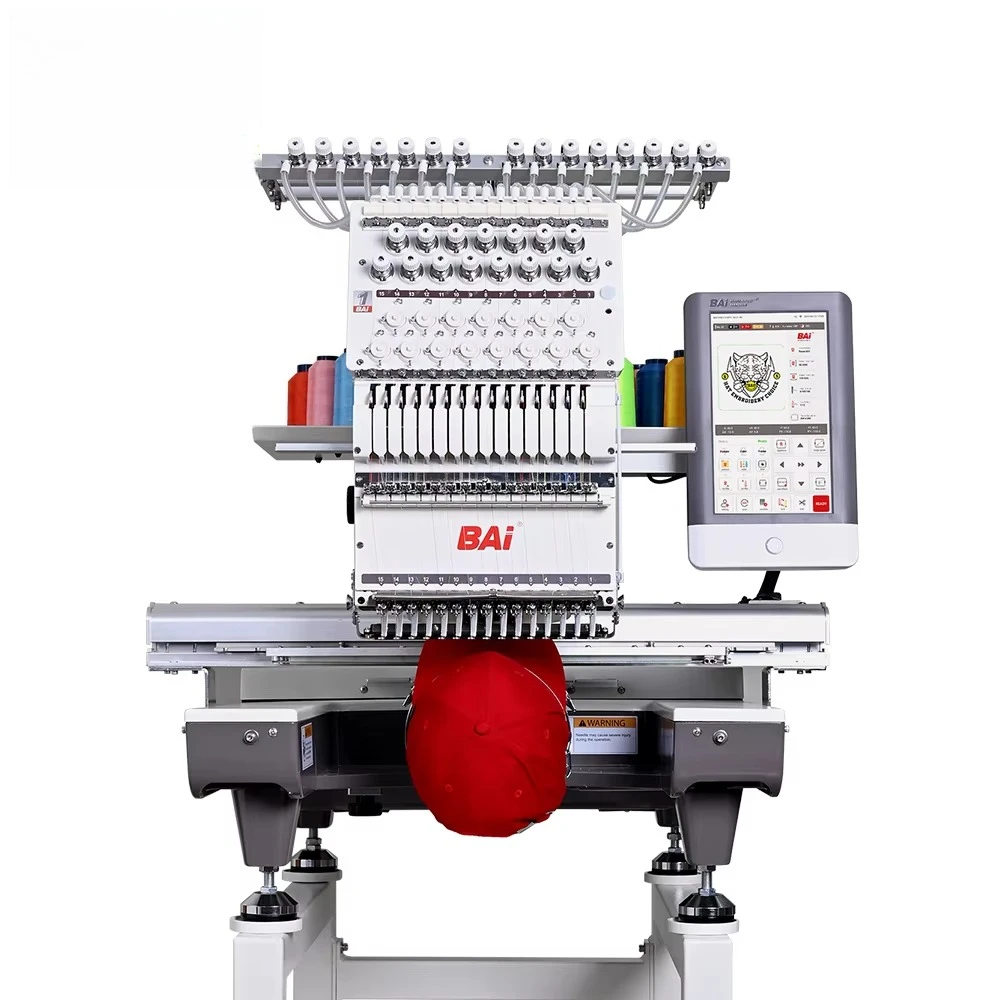 Embroidery For Beginners - Hochgeschwindigkeits-Einkopf-Stickmaschine mit 15 Nadeln für Anfänger