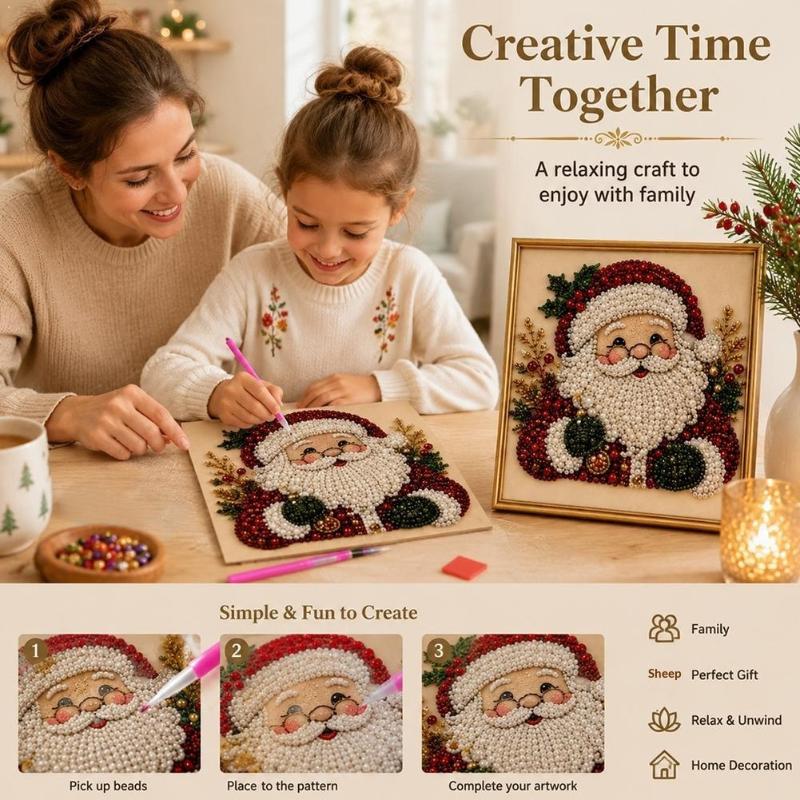 1 Stück 5D DIY Wanddekoration  – Embroidery Xmas Kits Bewertung und Preis
