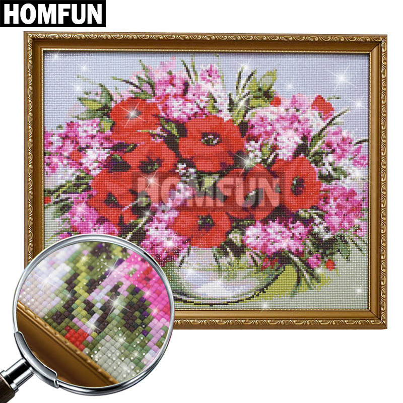 HOMFUN 5D-Diamantgemälde zum S – Embroidery Yellow Flower Bewertung und Preis