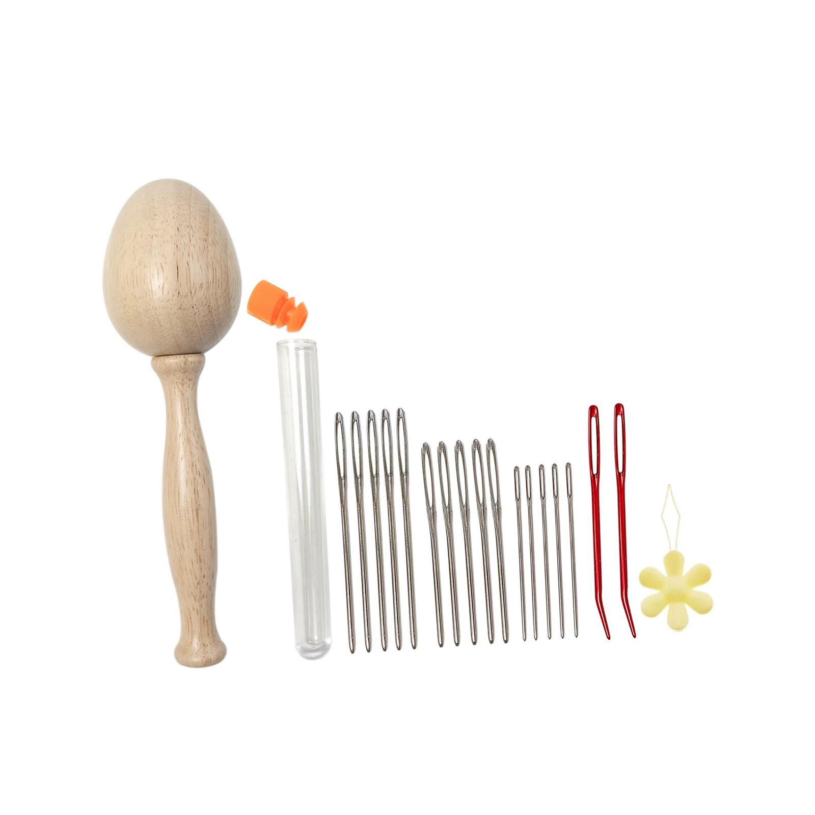 Stopf-Ei aus Holz, Stopf-Pilz, – Embroidery Egg Bewertung und Preis