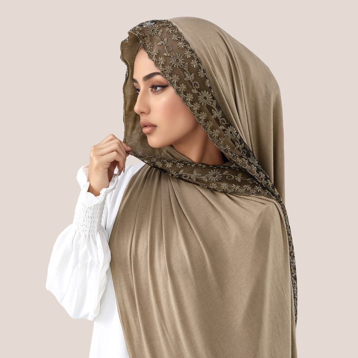 Spitze Stickerei Baumwolle Jer – Embroidery Shawl Bewertung und Preis