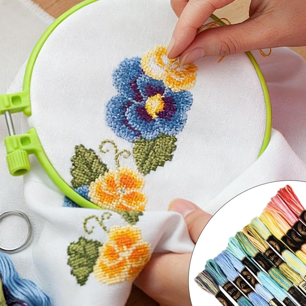 12 Stränge 105 Yards 6-fädiger – Embroidery Floss Bewertung und Preis