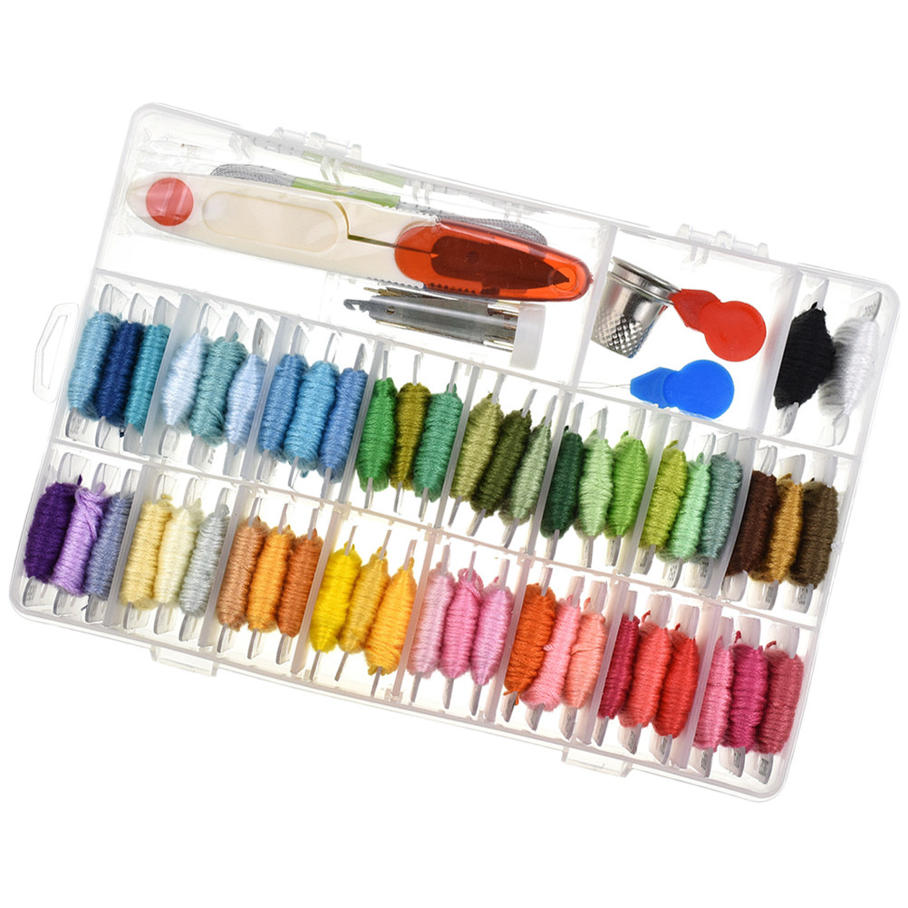 50-teiliges Sortiment Stickere – Embroidery For Beginners Bewertung und Preis