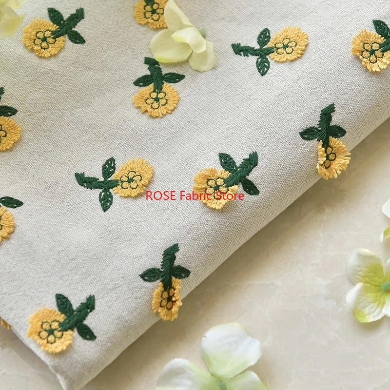 Ins-inspirierte 3D kleine gelb – Embroidery Yellow Flower Bewertung und Preis