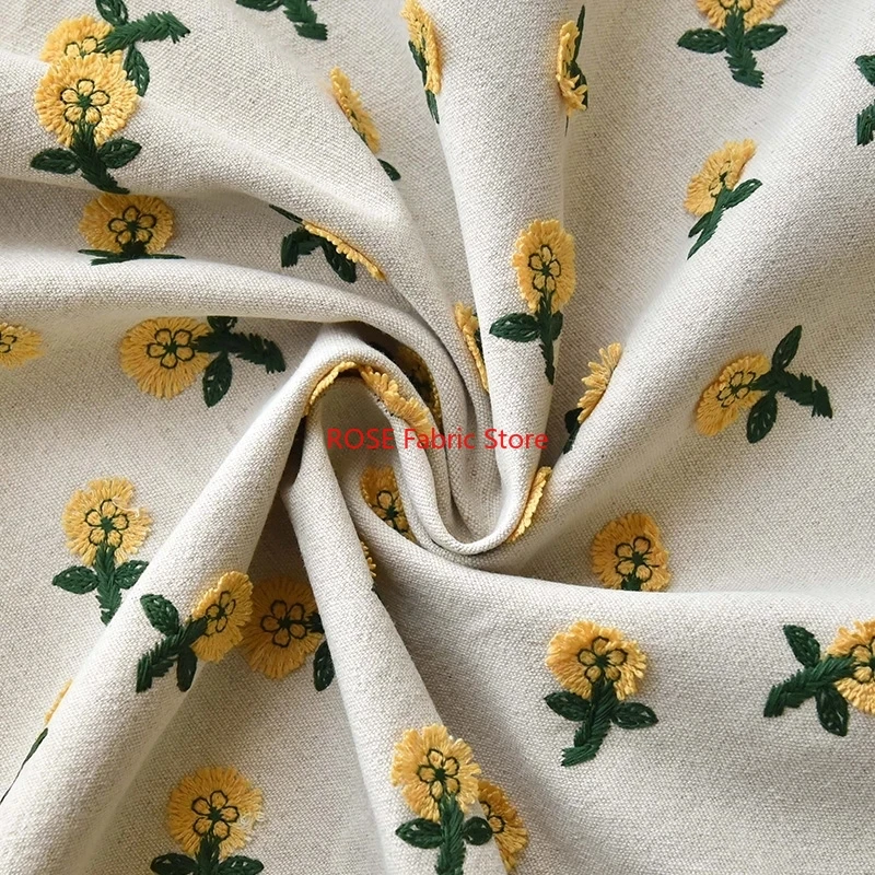 Ins-inspirierte 3D kleine gelb – Embroidery Yellow Flower Bewertung und Preis
