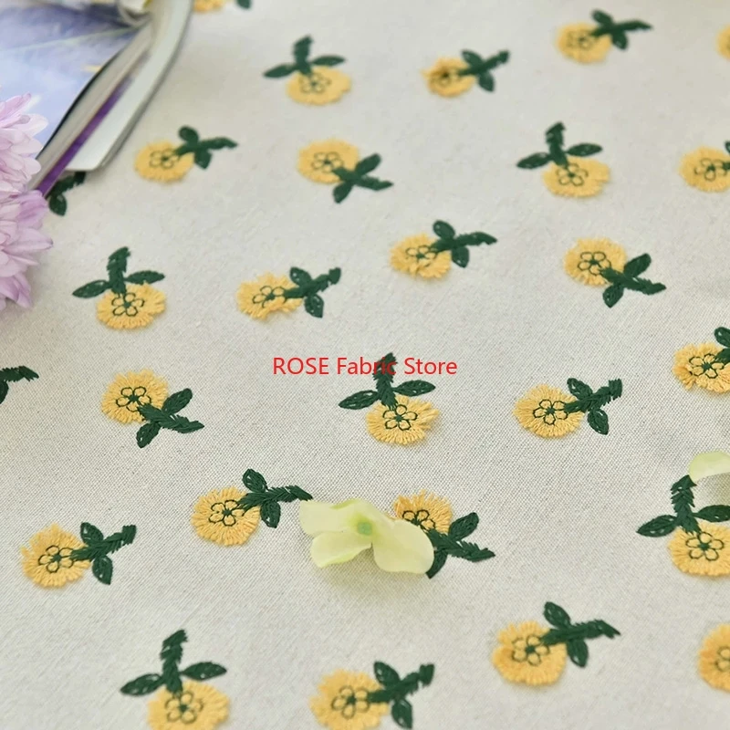 Ins-inspirierte 3D kleine gelb – Embroidery Yellow Flower Bewertung und Preis