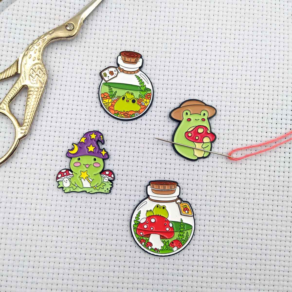 Frosch-Nadelhalter für Sticker – Needle Minder Magnet Bewertung und Preis