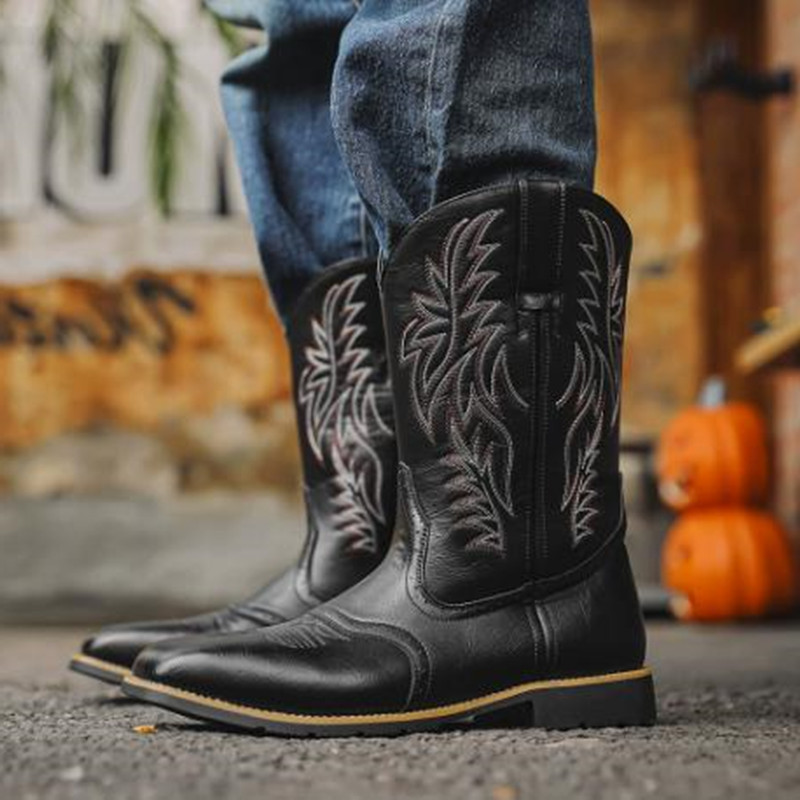 Neue Herren-Stiefel mit Sticke – Embroidery Fabric Bewertung und Preis