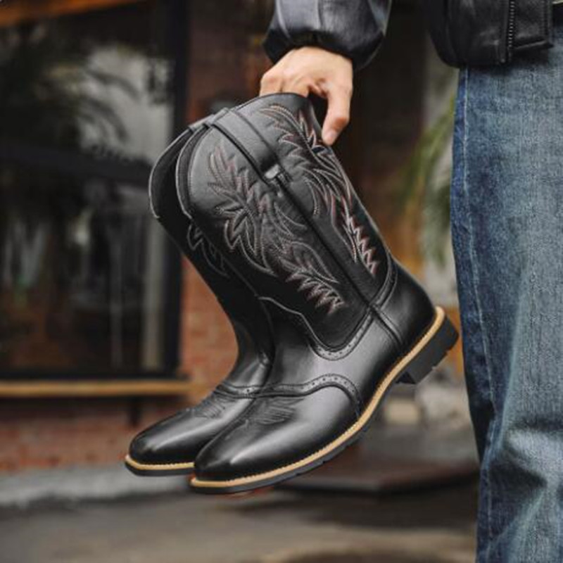 Neue Herren-Stiefel mit Sticke – Embroidery Fabric Bewertung und Preis