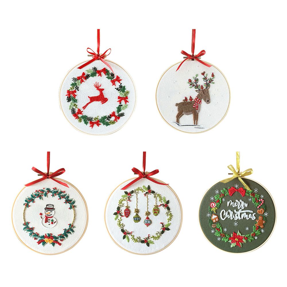 Kunst Nähen Zubehör Nadel Fade – Embroidery Xmas Kits Bewertung und Preis