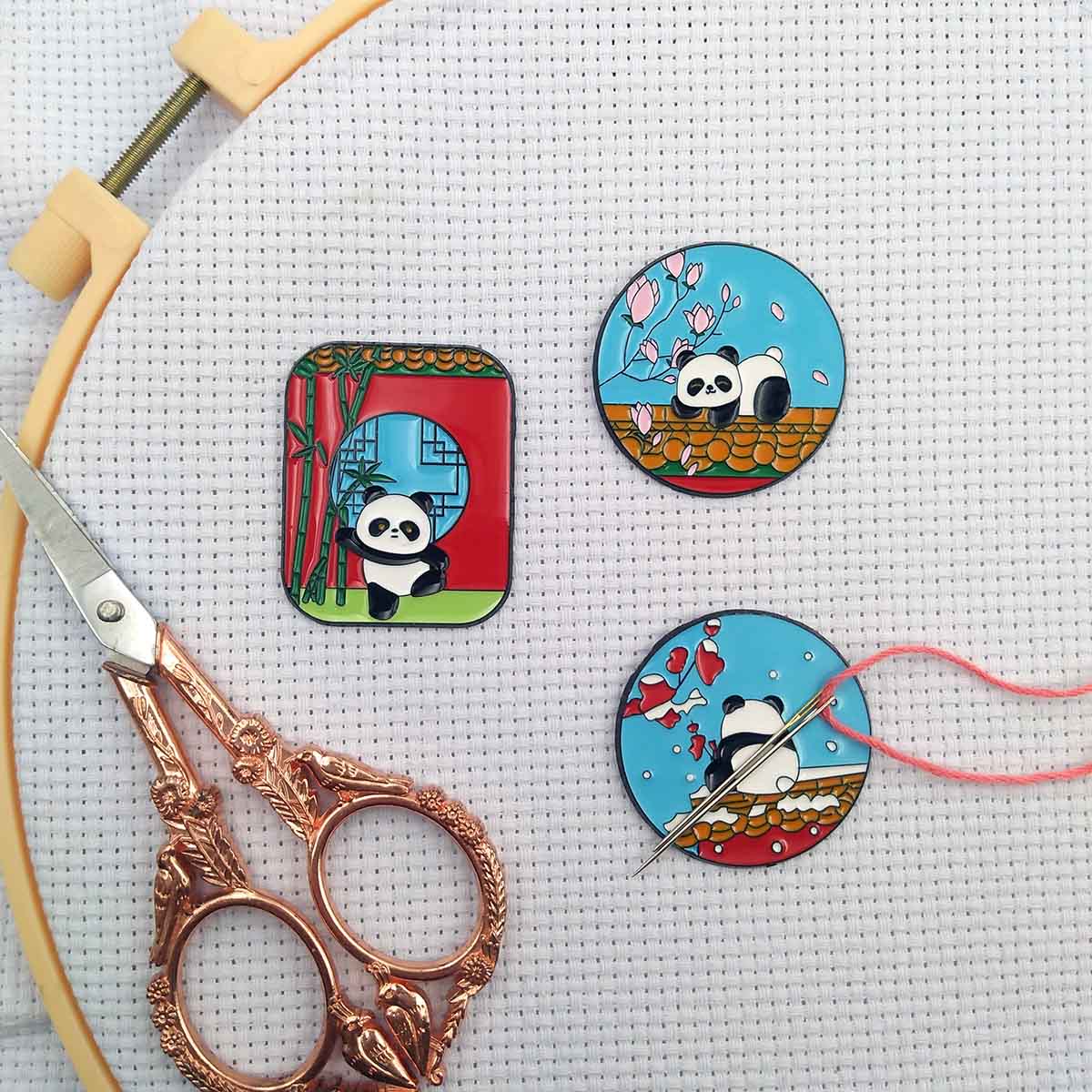 Niedlicher Panda-Magnetnadel f – Needle Minder Magnet Bewertung und Preis