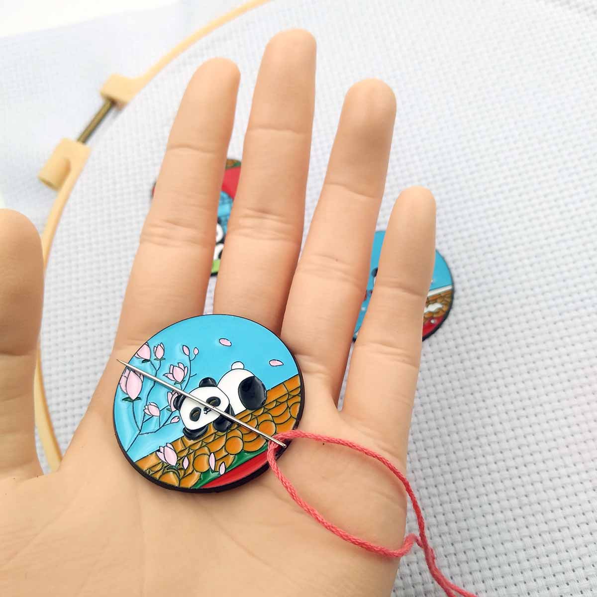 Niedlicher Panda-Magnetnadel f – Needle Minder Magnet Bewertung und Preis