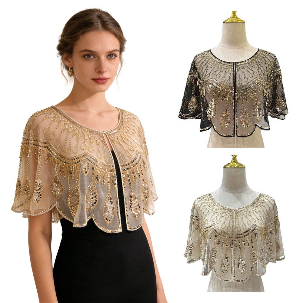 Modischer 1920er Flapper-Schal – Embroidery Shawl Bewertung und Preis
