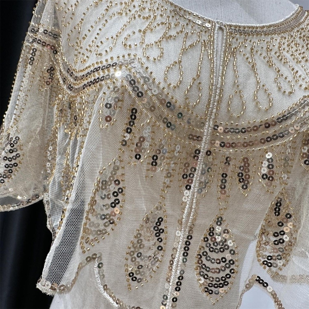 Modischer 1920er Flapper-Schal – Embroidery Shawl Bewertung und Preis