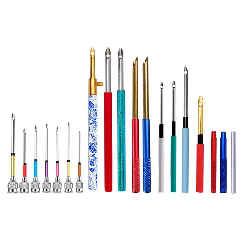 1-17Pcs Punch Nadel Werkzeug K – Punch Needle Handle Bewertung und Preis