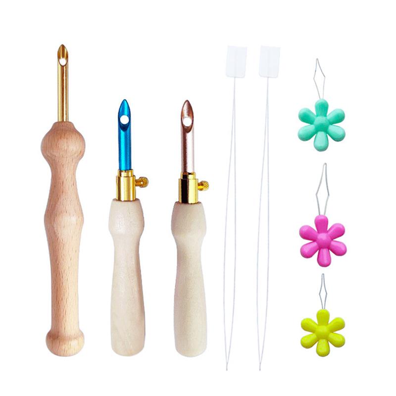 1-17Pcs Punch Nadel Werkzeug K – Punch Needle Handle Bewertung und Preis