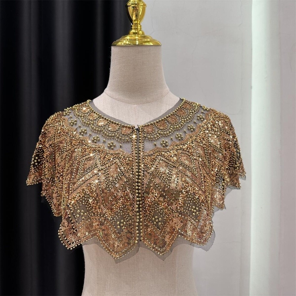 Vintage Pailletten-Verzierter  – Embroidery Shawl Bewertung und Preis