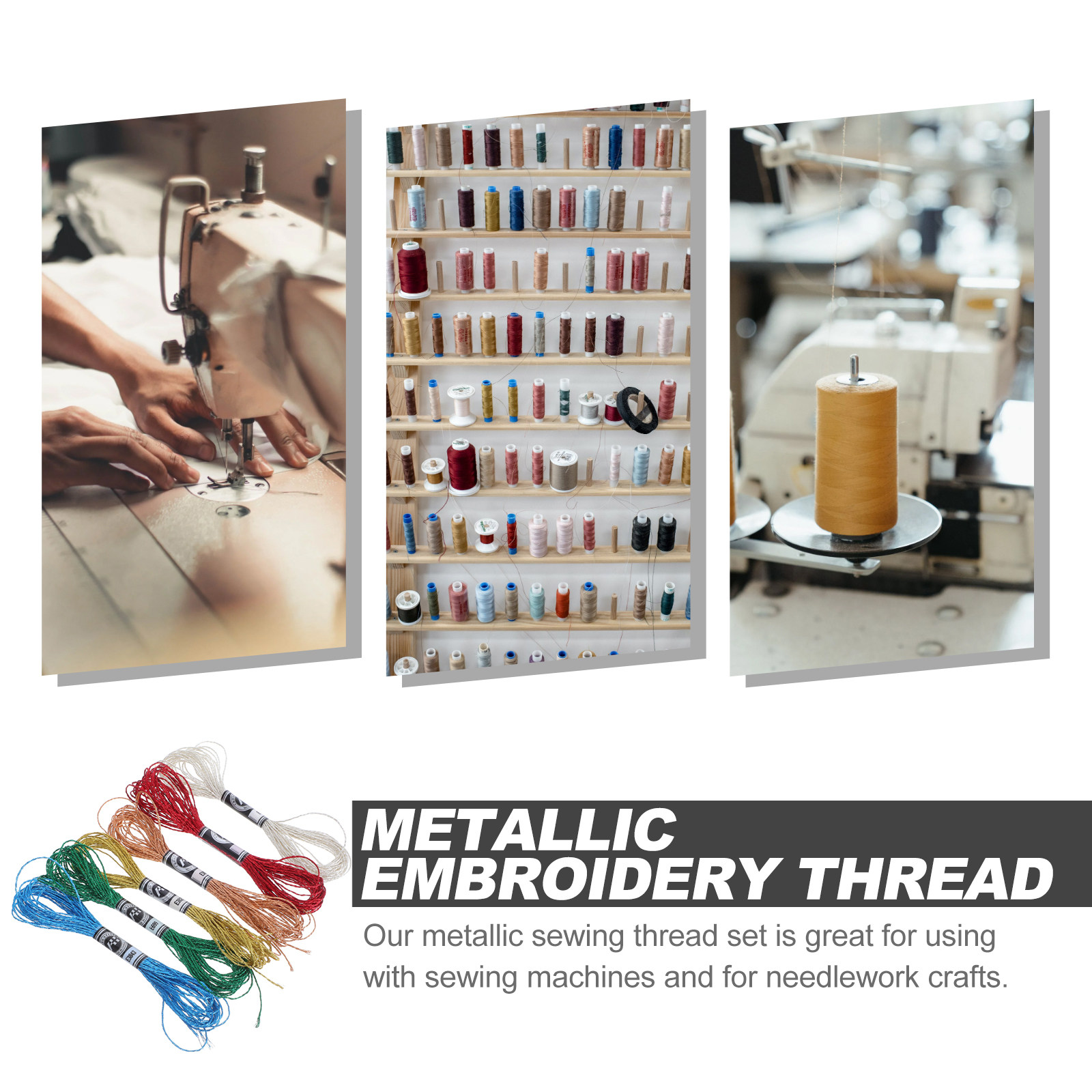 6 Stück luxuriöse metallische  – Embroidery Floss Bewertung und Preis