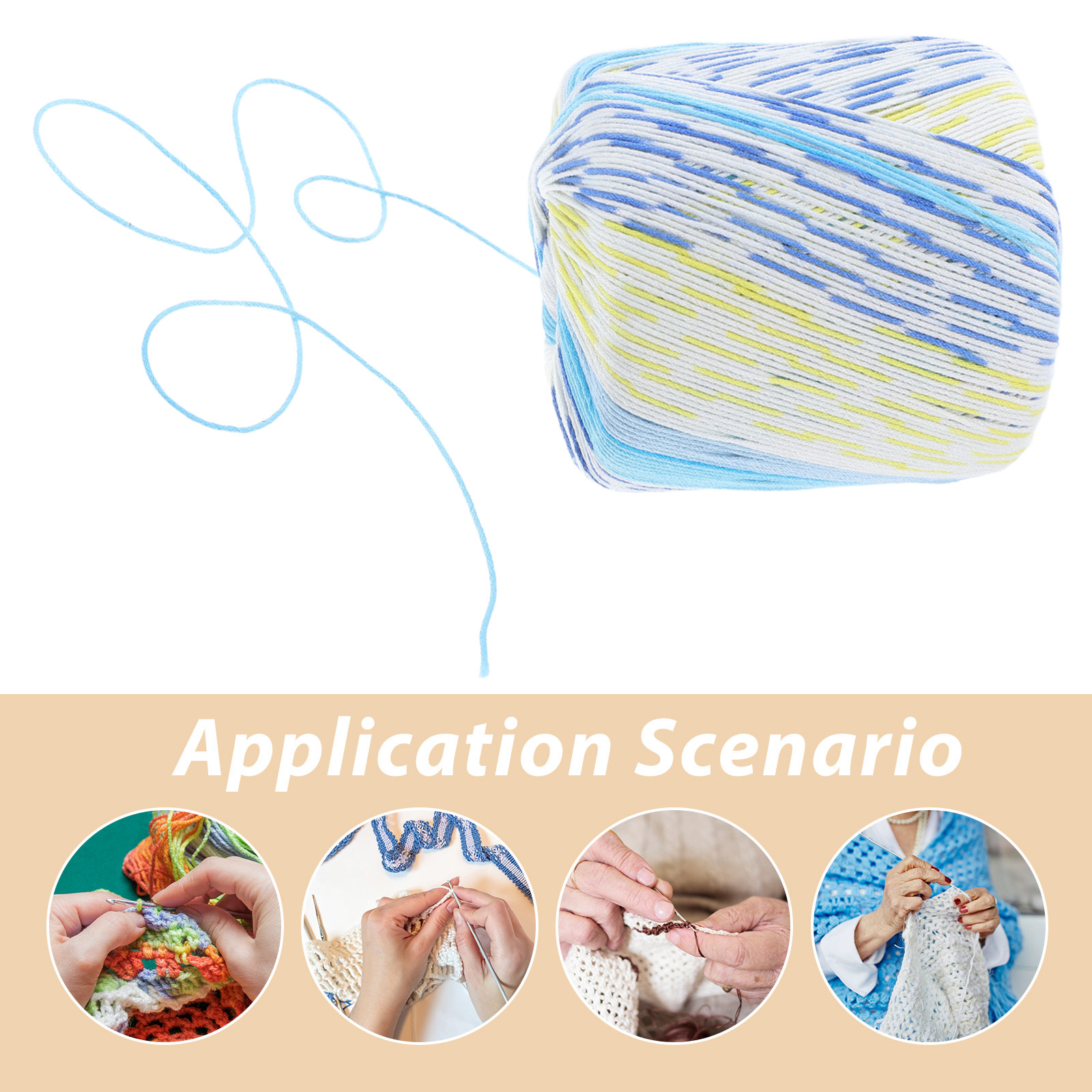 Weiches Baumwoll-Häkelgarn 1 R – Embroidery For Beginners Bewertung und Preis