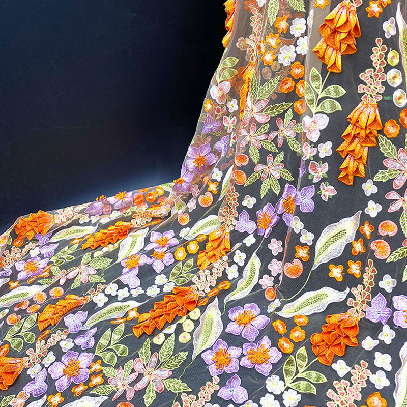 Gelbes Windspiel mit hoher Dic – Embroidery Yellow Flower Bewertung und Preis