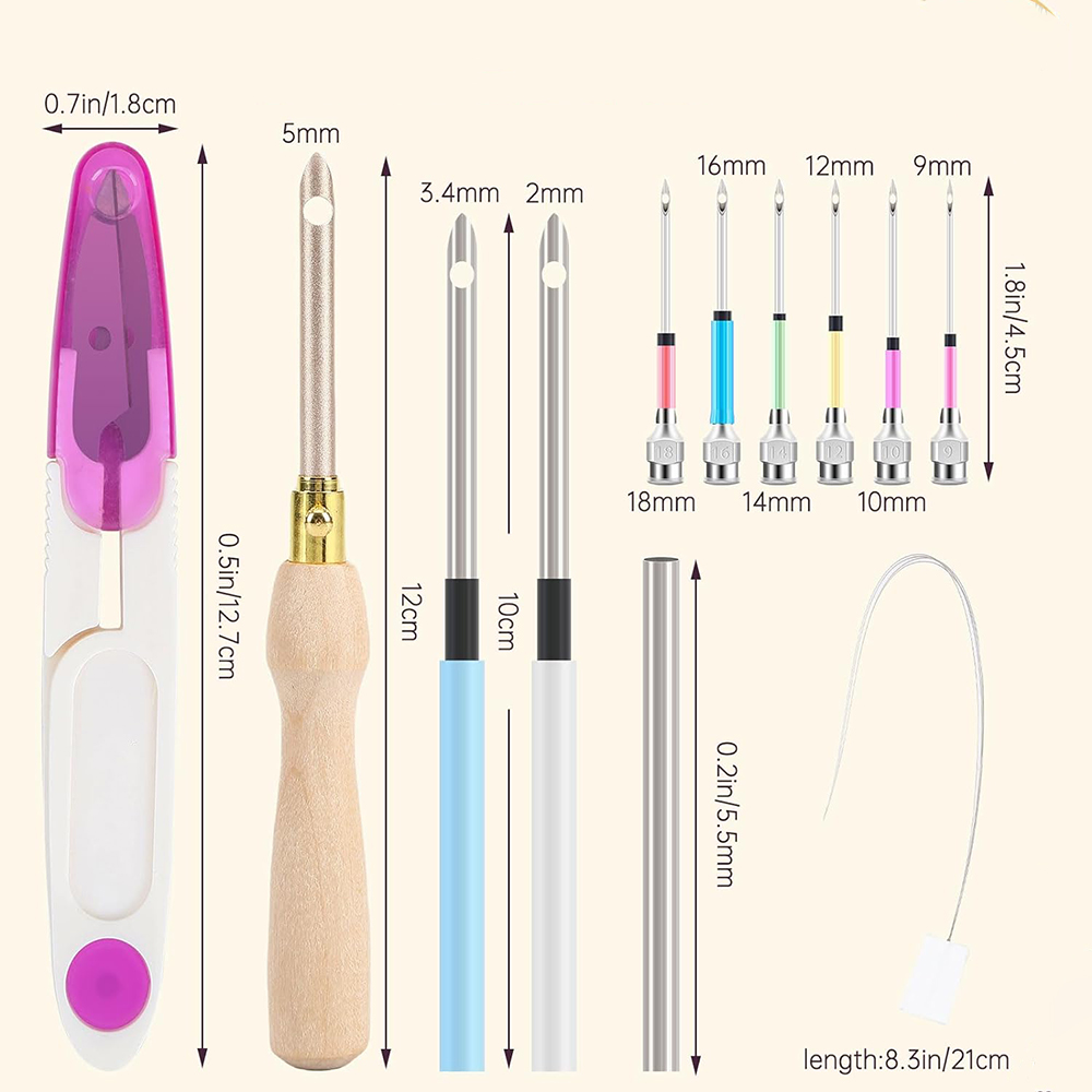 13-teiliges Stanznadel-Kit Ver – Punch Needle Handle Bewertung und Preis