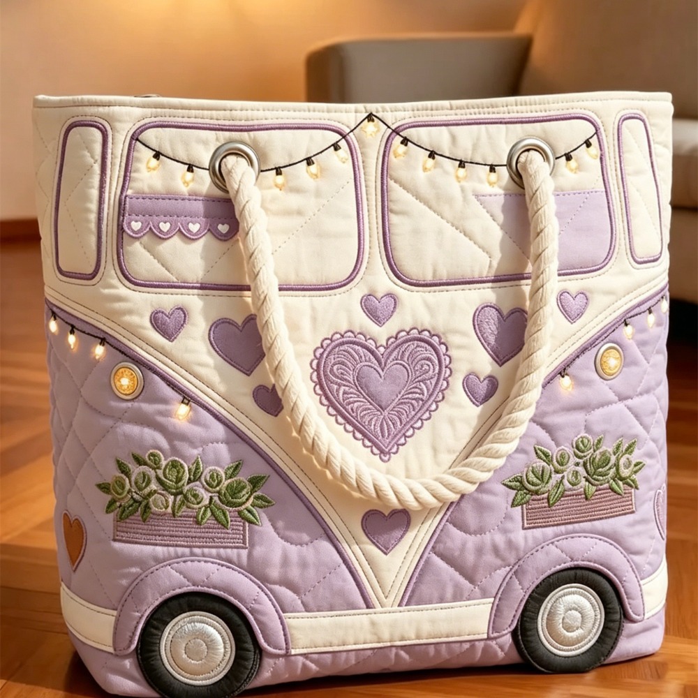 Gesteppte Damenhandtasche, Lei – Embroidery X Pattern Bewertung und Preis