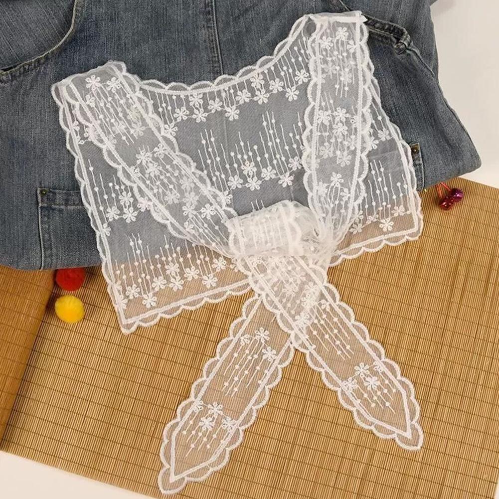 Französischer Spitzen-Schal fü – Embroidery Shawl Bewertung und Preis