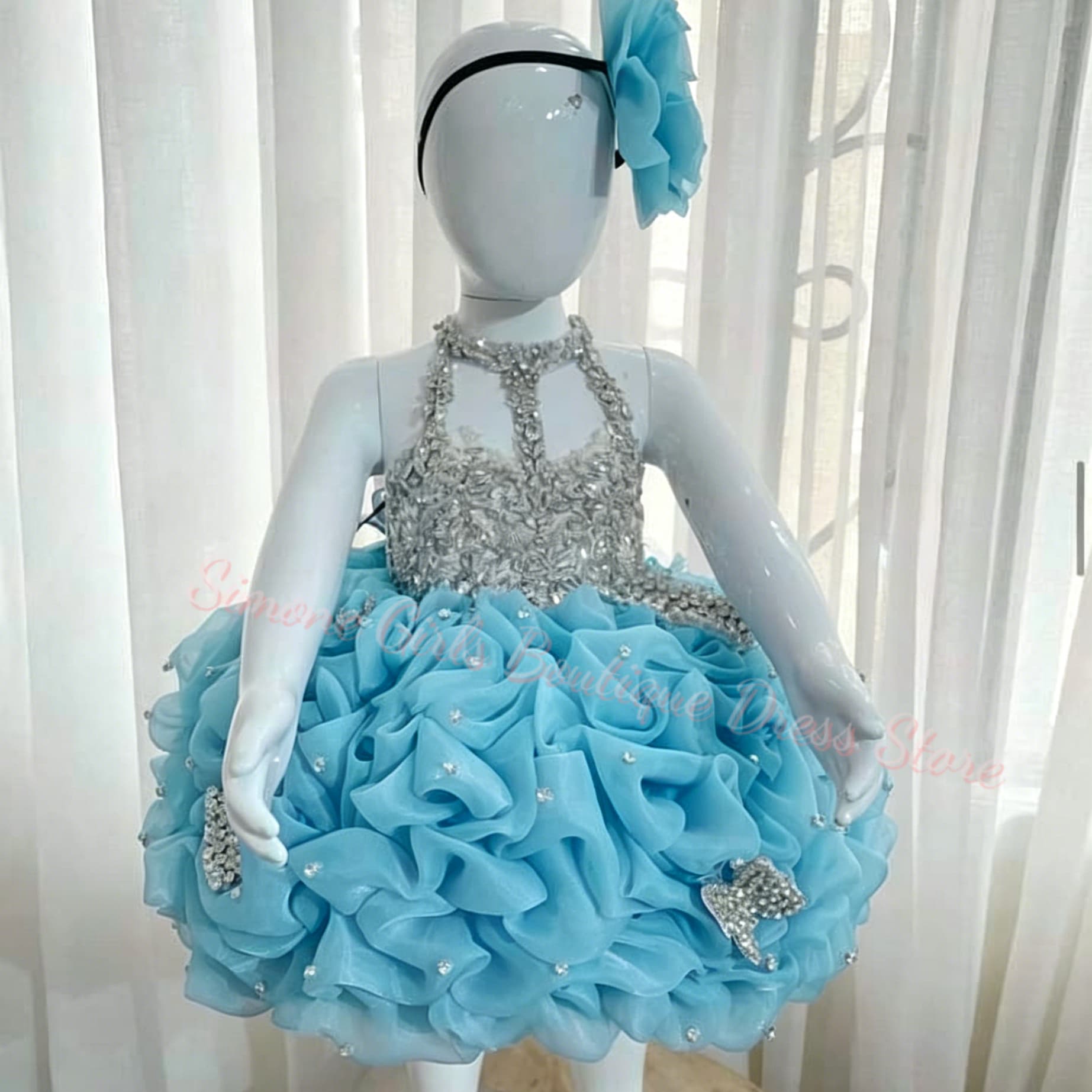 Gelbes Blumenmädchenkleid mit  – Embroidery Yellow Flower Bewertung und Preis