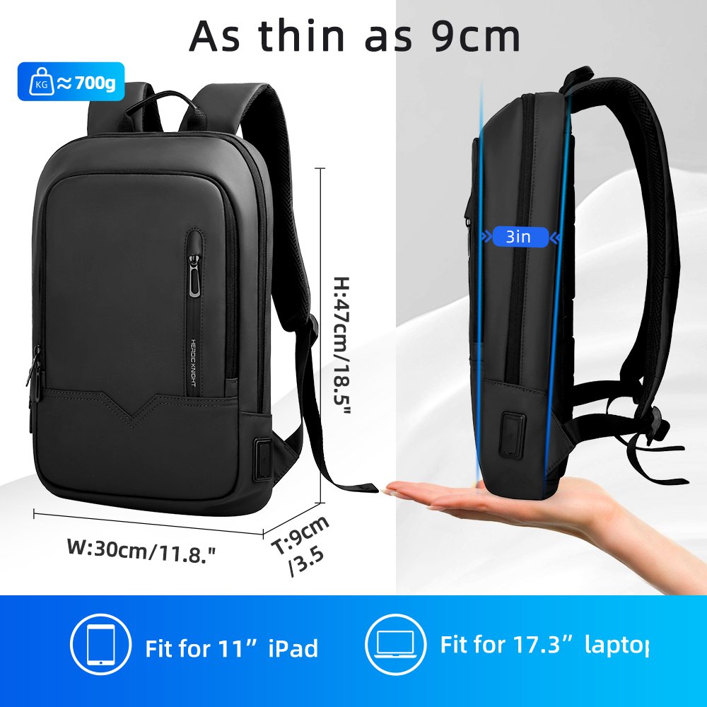HK Slim Business-Rucksack für  – Embroidery Service Bewertung und Preis