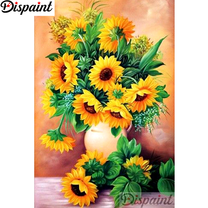 Dispaint Vollquadrat/Rundbohre – Embroidery Yellow Flower Bewertung und Preis
