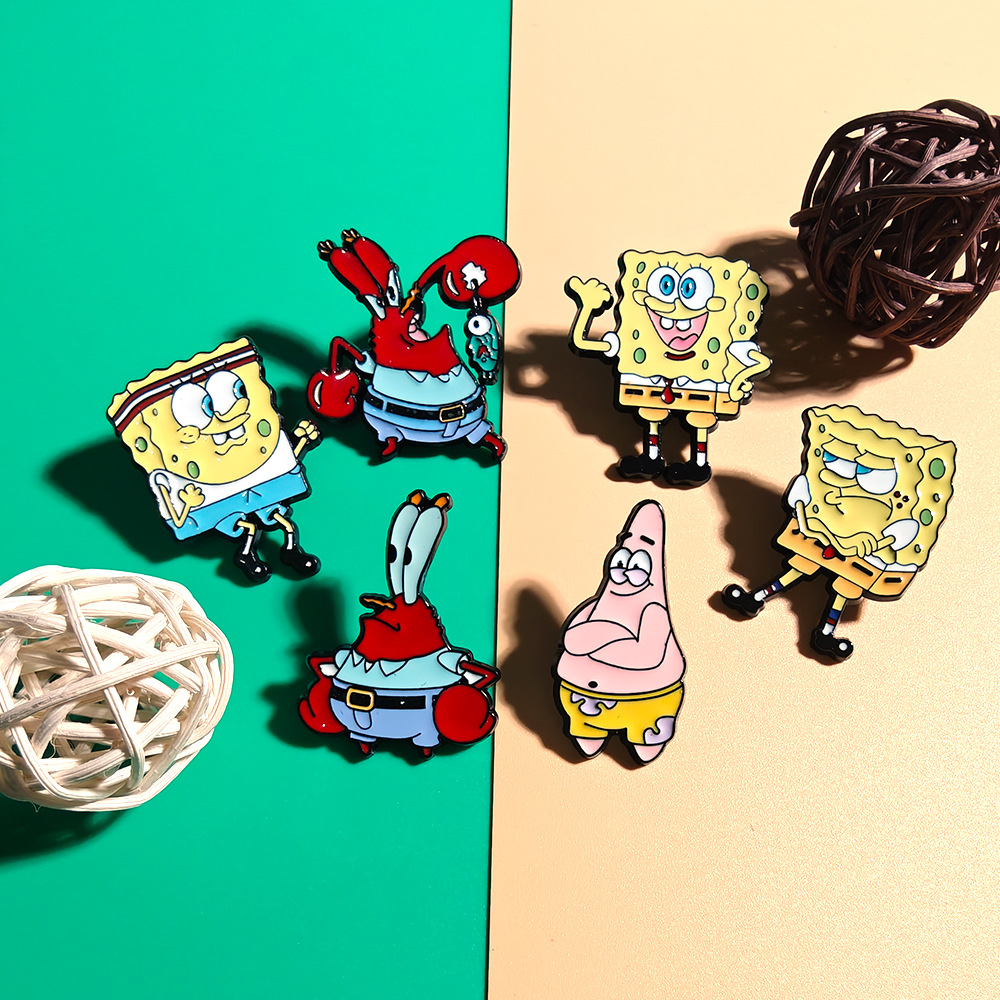 6-teiliges SpongeBob Schwammko – Embroidery Textile Bewertung und Preis
