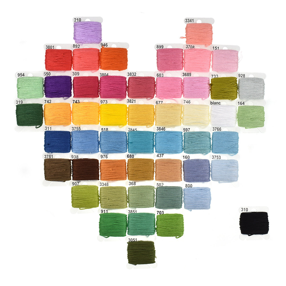 50-teiliges Sortiertes Sticker – Embroidery For Beginners Bewertung und Preis