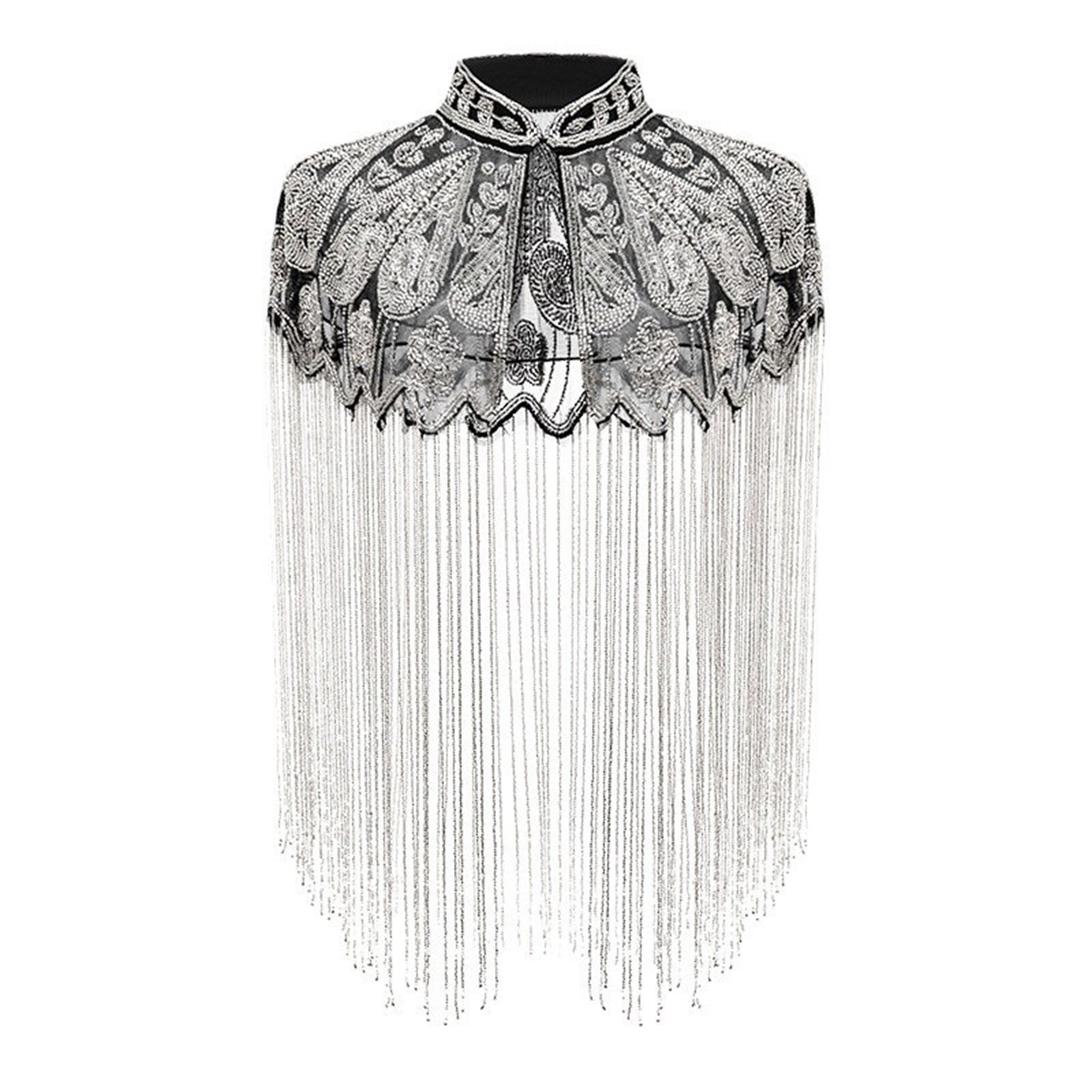 Pailletten Perlen Abend Cape F – Embroidery Shawl Bewertung und Preis