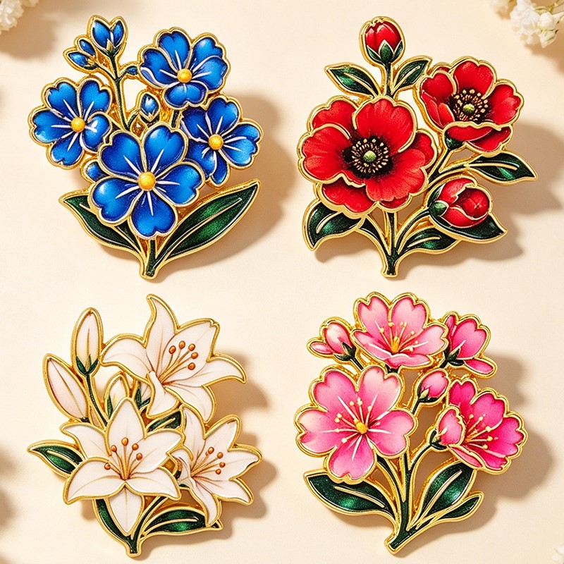 Niedliche Vintage Bunte Blumen – Embroidery Textile Bewertung und Preis