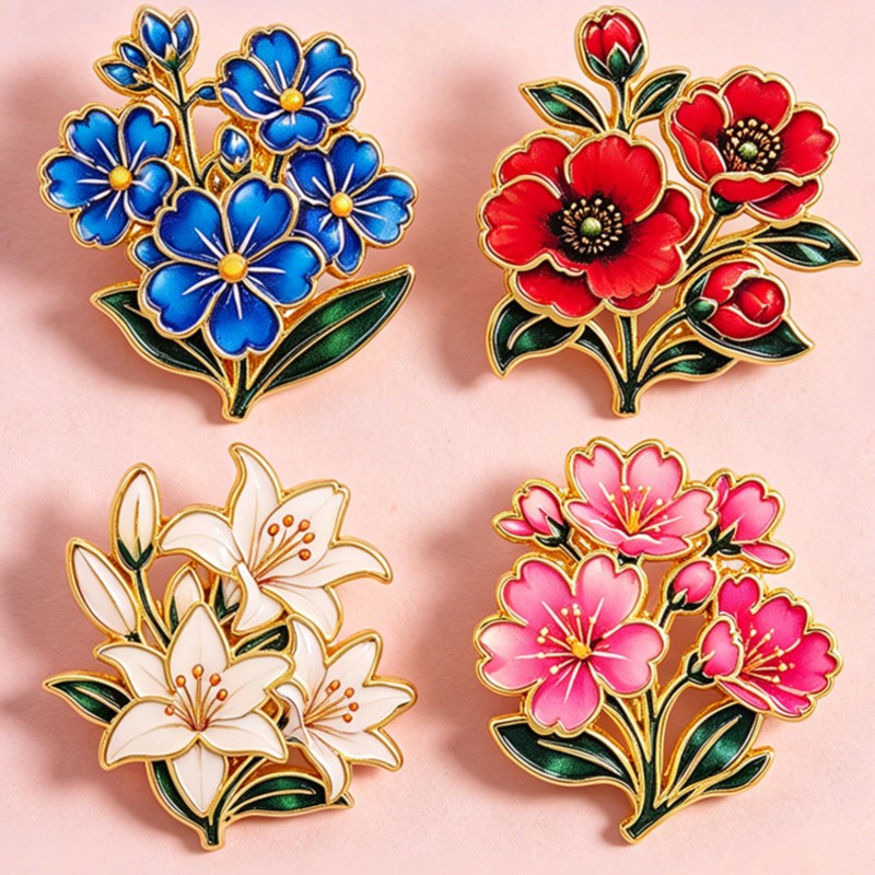 Niedliche Vintage Bunte Blumen – Embroidery Textile Bewertung und Preis