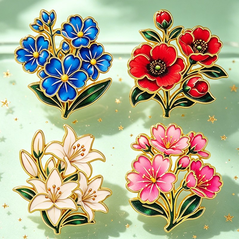Niedliche Vintage Bunte Blumen – Embroidery Textile Bewertung und Preis