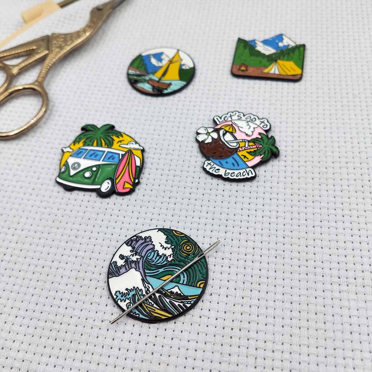 Landschafts-Nadelhalter, Natur – Needle Minder Magnet Bewertung und Preis